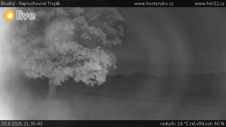 Bludný - Rajnochovice Troják - Bludný - Rajnochovice Troják  - 20.9.2026 v 21:30
