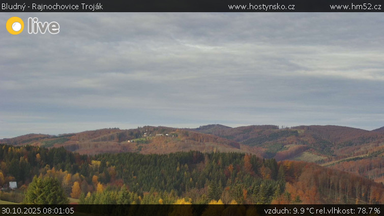 Bludný - Rajnochovice Troják - Bludný - Rajnochovice Troják  - 30.10.2025 v 08:01 Bludný - Rajnochovice Troják - Bludný - Rajnochovice Troják  - 30.10.2025 v 08:01