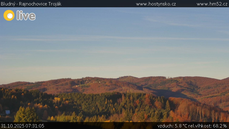 Bludný - Rajnochovice Troják - Bludný - Rajnochovice Troják  - 31.10.2025 v 07:31 Bludný - Rajnochovice Troják - Bludný - Rajnochovice Troják  - 31.10.2025 v 07:31