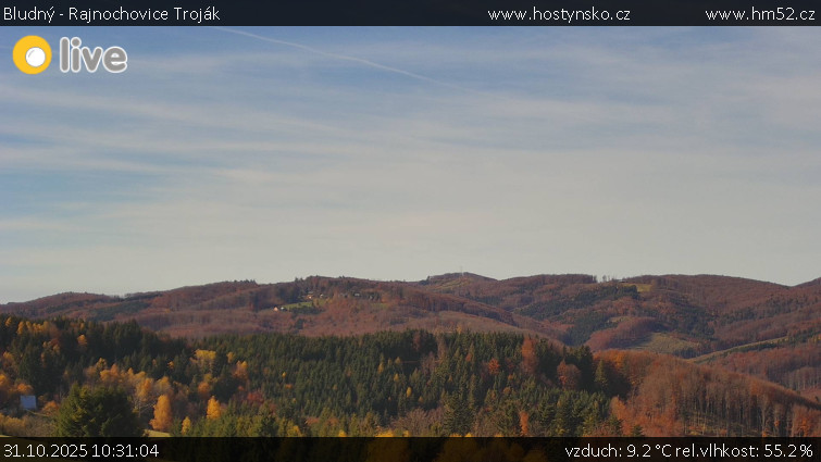 Bludný - Rajnochovice Troják - Bludný - Rajnochovice Troják  - 31.10.2025 v 10:31 Bludný - Rajnochovice Troják - Bludný - Rajnochovice Troják  - 31.10.2025 v 10:31
