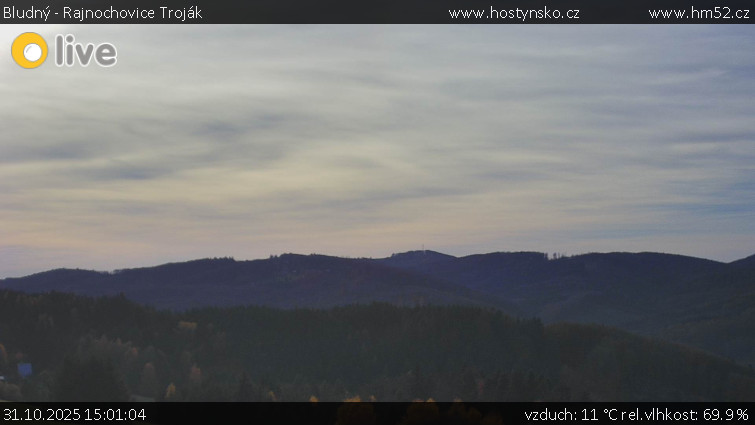 Bludný - Rajnochovice Troják - Bludný - Rajnochovice Troják  - 31.10.2025 v 15:01 Bludný - Rajnochovice Troják - Bludný - Rajnochovice Troják  - 31.10.2025 v 15:01