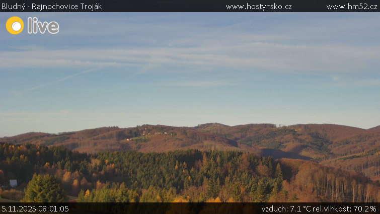 Bludný - Rajnochovice Troják - Bludný - Rajnochovice Troják  - 5.11.2025 v 08:01