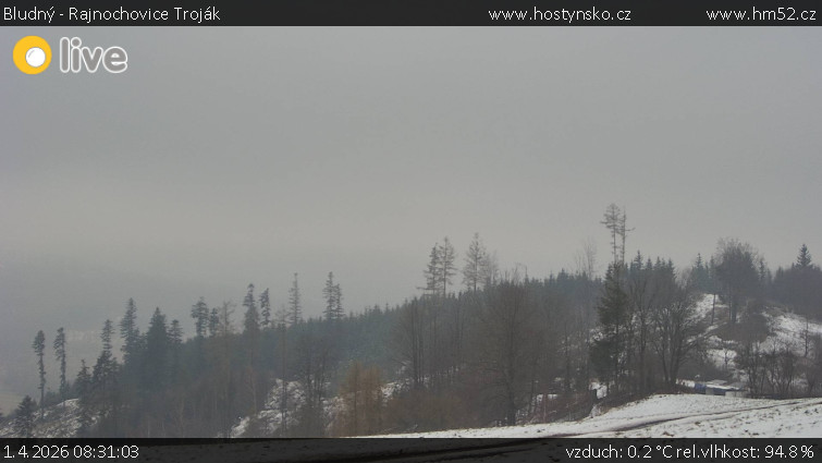 Bludný - Rajnochovice Troják - Bludný - Rajnochovice Troják  - 1.4.2026 v 08:31