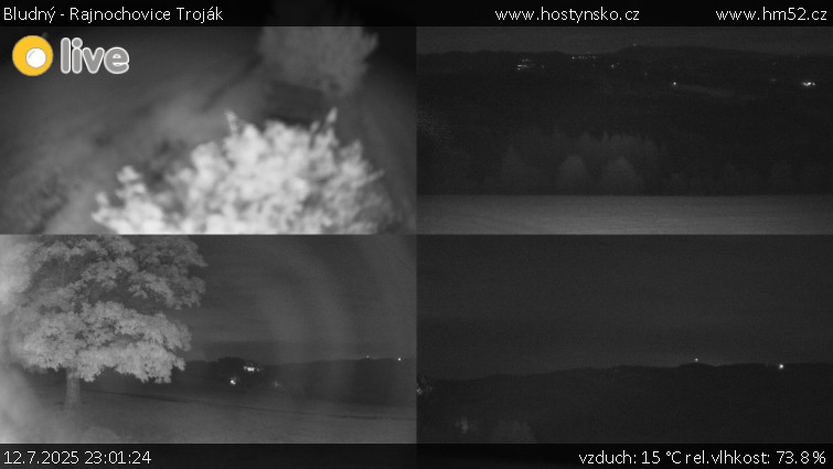 Bludný - Rajnochovice Troják - Sdružený snímek Bludný - 12.7.2025 v 23:01 Bludný - Rajnochovice Troják - Sdružený snímek Bludný - 12.7.2025 v 23:01