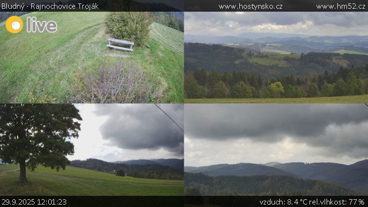 Bludný - Rajnochovice Troják - Sdružený snímek Bludný - 29.9.2025 v 12:01