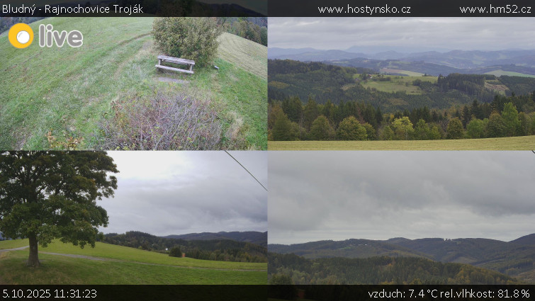 Bludný - Rajnochovice Troják - Sdružený snímek Bludný - 5.10.2025 v 11:31