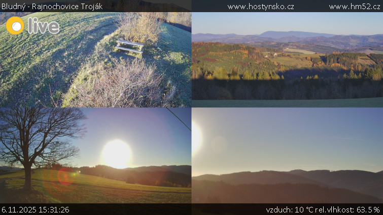 Bludný - Rajnochovice Troják - Sdružený snímek Bludný - 6.11.2025 v 15:31