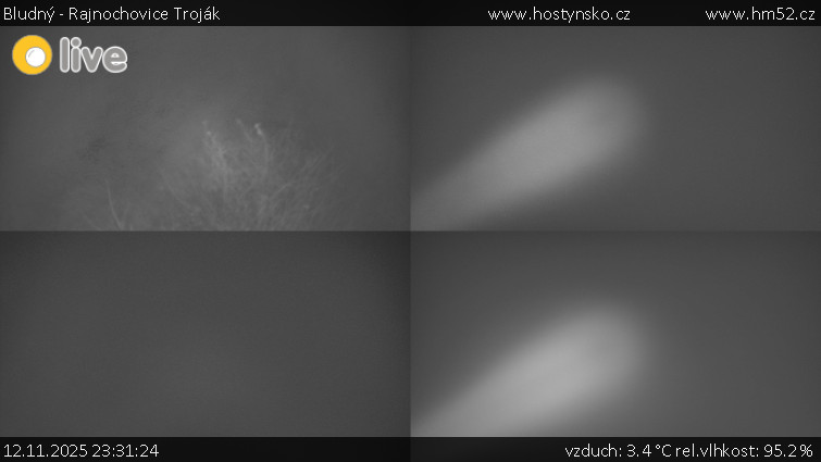 Bludný - Rajnochovice Troják - Sdružený snímek Bludný - 12.11.2025 v 23:31