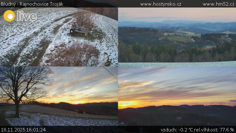 Bludný - Rajnochovice Troják - Sdružený snímek Bludný - 18.11.2025 v 16:01