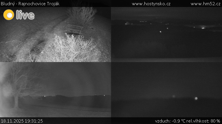 Bludný - Rajnochovice Troják - Sdružený snímek Bludný - 18.11.2025 v 19:31