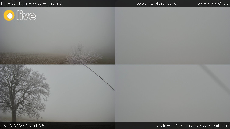 Bludný - Rajnochovice Troják - Sdružený snímek Bludný - 15.12.2025 v 13:01