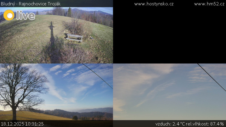 Bludný - Rajnochovice Troják - Sdružený snímek Bludný - 18.12.2025 v 10:31