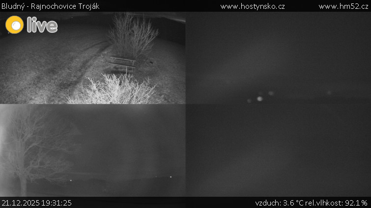 Bludný - Rajnochovice Troják - Sdružený snímek Bludný - 21.12.2025 v 19:31