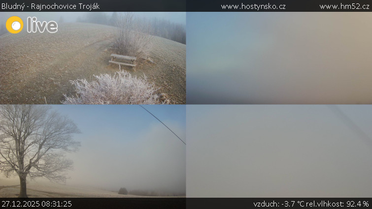 Bludný - Rajnochovice Troják - Sdružený snímek Bludný - 27.12.2025 v 08:31