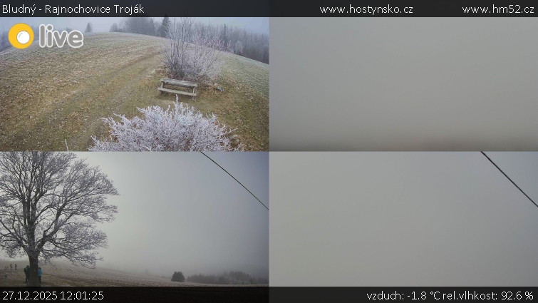 Bludný - Rajnochovice Troják - Sdružený snímek Bludný - 27.12.2025 v 12:01
