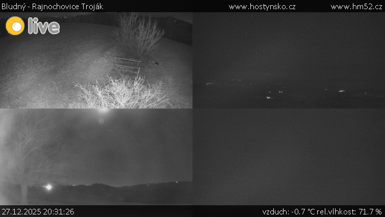 Bludný - Rajnochovice Troják - Sdružený snímek Bludný - 27.12.2025 v 20:31