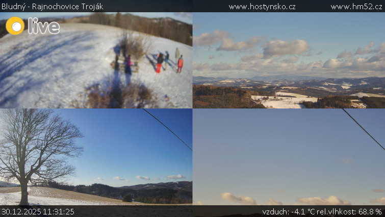 Bludný - Rajnochovice Troják - Sdružený snímek Bludný - 30.12.2025 v 11:31