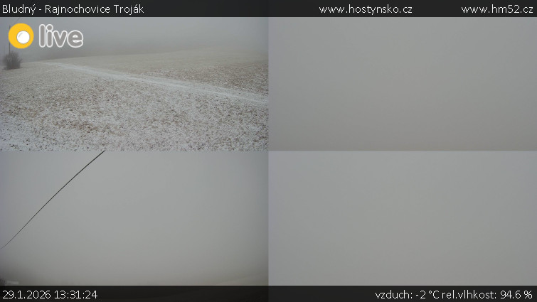 Bludný - Rajnochovice Troják - Sdružený snímek Bludný - 29.1.2026 v 13:31