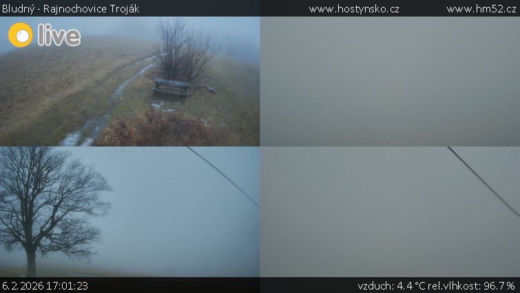 Bludný - Rajnochovice Troják - Sdružený snímek Bludný - 6.2.2026 v 17:01