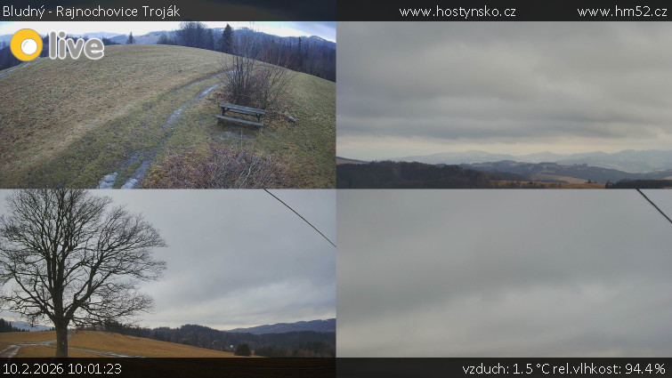 Bludný - Rajnochovice Troják - Sdružený snímek Bludný - 10.2.2026 v 10:01