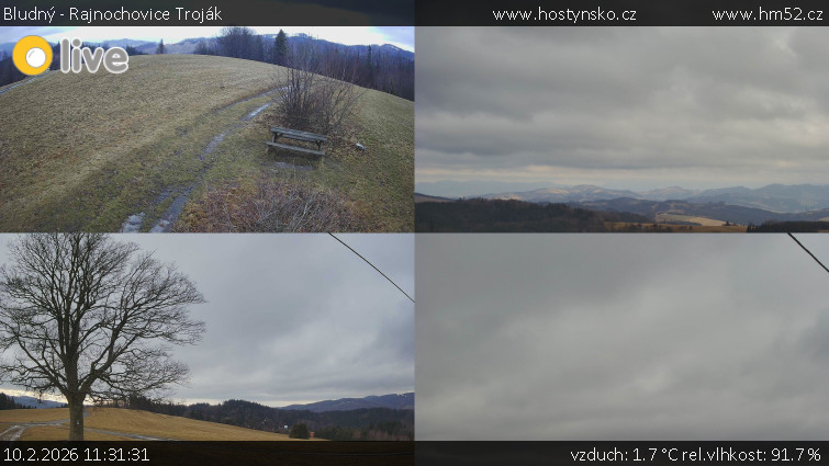 Bludný - Rajnochovice Troják - Sdružený snímek Bludný - 10.2.2026 v 11:31