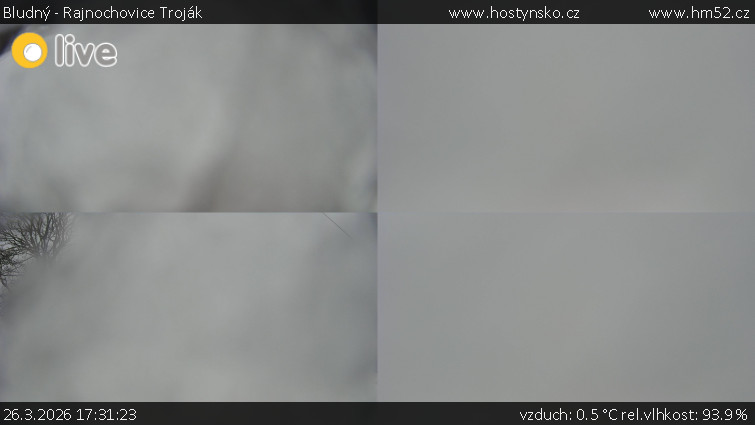 Bludný - Rajnochovice Troják - Sdružený snímek Bludný - 26.3.2026 v 17:31