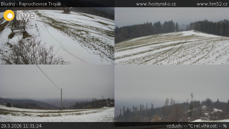 Bludný - Rajnochovice Troják - Sdružený snímek Bludný - 29.3.2026 v 11:31
