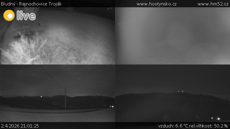 Bludný - Rajnochovice Troják - Sdružený snímek Bludný - 2.4.2026 v 21:01