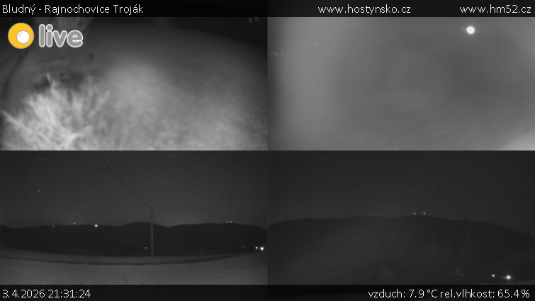 Bludný - Rajnochovice Troják - Sdružený snímek Bludný - 3.4.2026 v 21:31