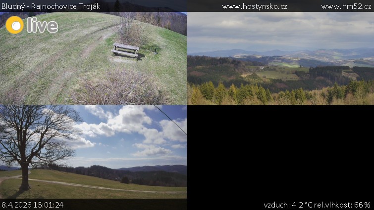 Bludný - Rajnochovice Troják - Sdružený snímek Bludný - 8.4.2026 v 15:01