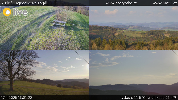Bludný - Rajnochovice Troják - Sdružený snímek Bludný - 17.4.2026 v 18:31