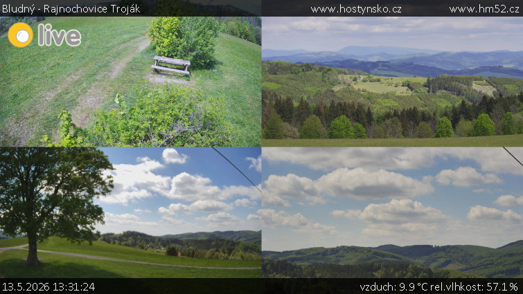 Bludný - Rajnochovice Troják - Sdružený snímek Bludný - 13.5.2026 v 13:31