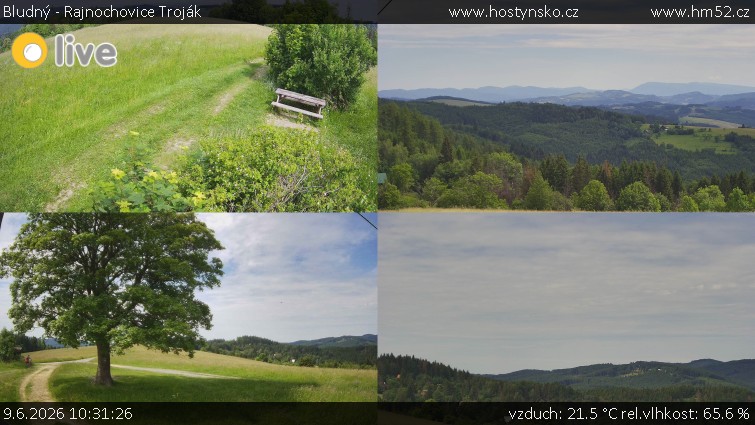 Bludný - Rajnochovice Troják - Sdružený snímek Bludný - 9.6.2026 v 10:31