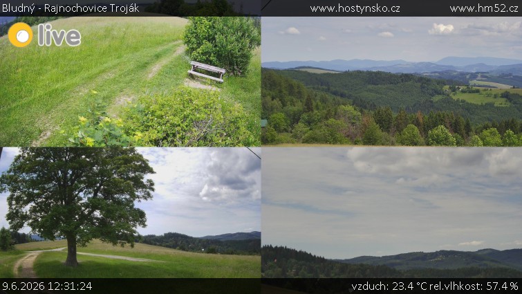 Bludný - Rajnochovice Troják - Sdružený snímek Bludný - 9.6.2026 v 12:31