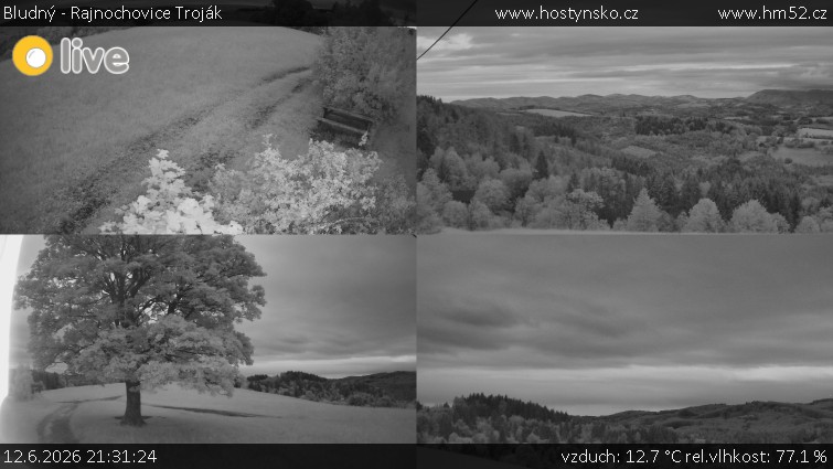 Bludný - Rajnochovice Troják - Sdružený snímek Bludný - 12.6.2026 v 21:31