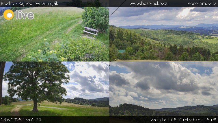 Bludný - Rajnochovice Troják - Sdružený snímek Bludný - 13.6.2026 v 15:01