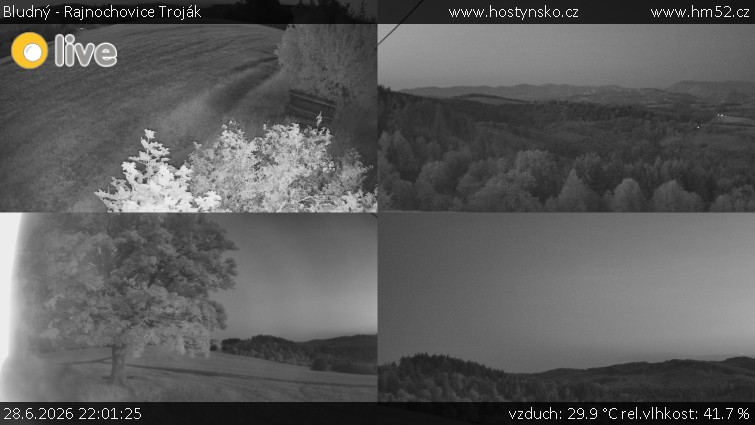 Bludný - Rajnochovice Troják - Sdružený snímek Bludný - 28.6.2026 v 22:01