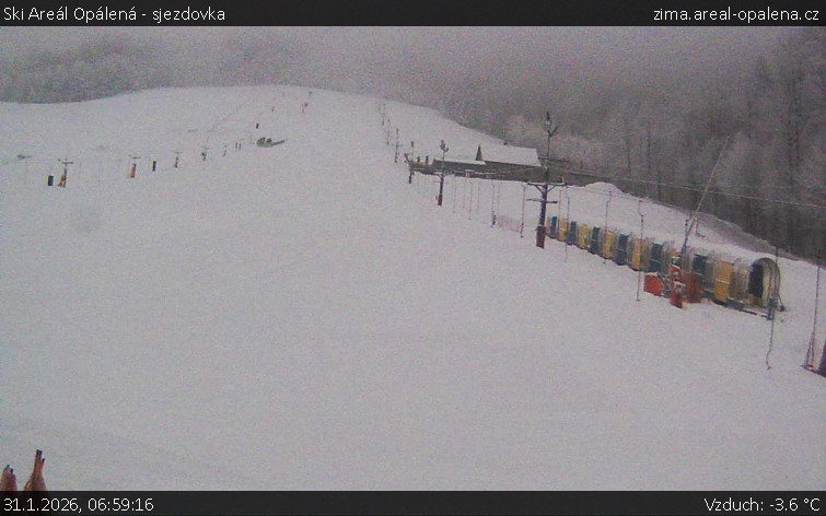 Ski Areál Opálená - Ski Areál Opálená - 31.1.2026 v 06:59