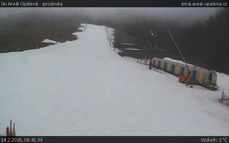 Ski Areál Opálená - Ski Areál Opálená - 14.2.2026 v 06:41