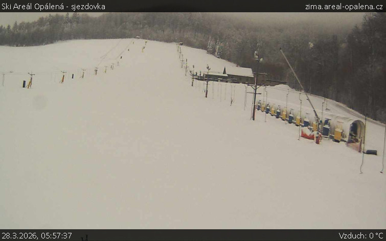 Ski Areál Opálená - Ski Areál Opálená - 28.3.2026 v 05:57