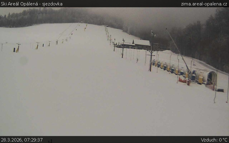 Ski Areál Opálená - Ski Areál Opálená - 28.3.2026 v 07:29