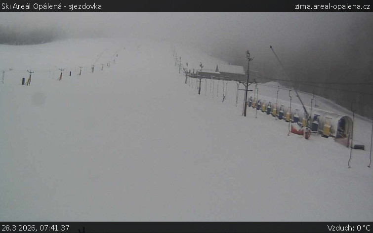 Ski Areál Opálená - Ski Areál Opálená - 28.3.2026 v 07:41