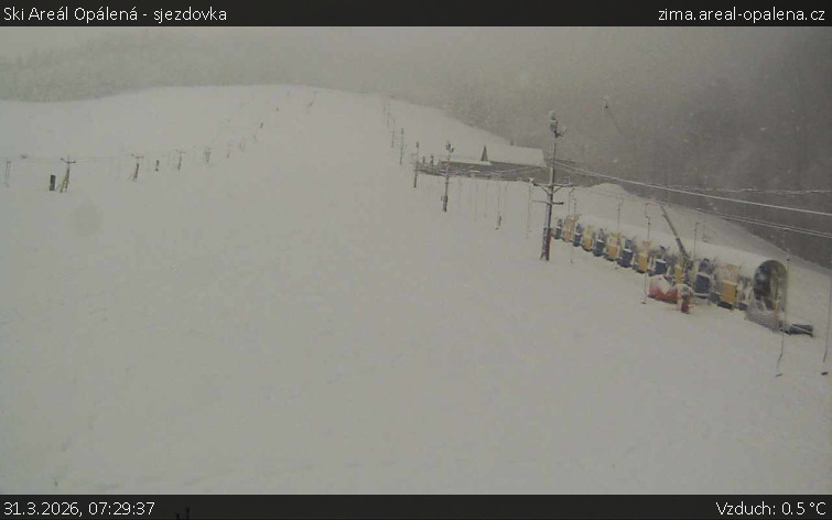 Ski Areál Opálená - Ski Areál Opálená - 31.3.2026 v 07:29