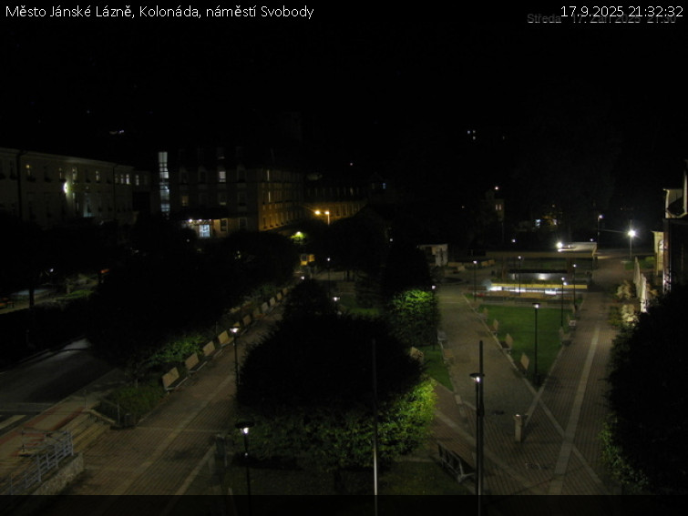Město Jánské Lázně - Kolonáda, náměstí Svobody - 17.9.2025 v 21:32