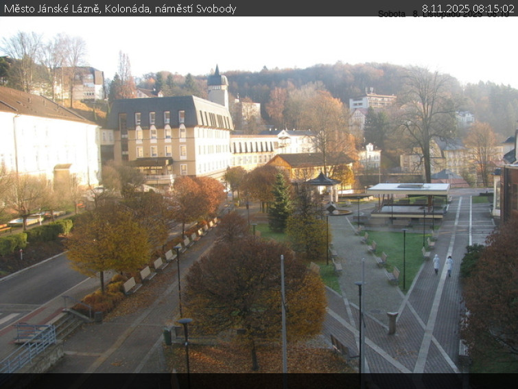 Město Jánské Lázně - Kolonáda, náměstí Svobody - 8.11.2025 v 08:15
