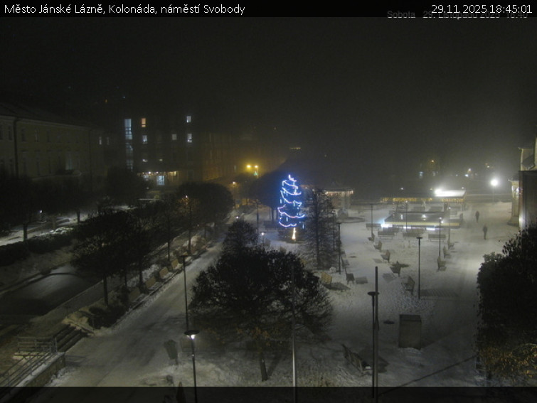 Město Jánské Lázně - Kolonáda, náměstí Svobody - 29.11.2025 v 18:45