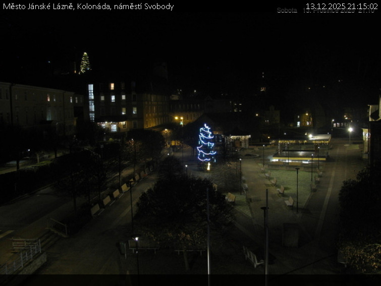 Město Jánské Lázně - Kolonáda, náměstí Svobody - 13.12.2025 v 21:15