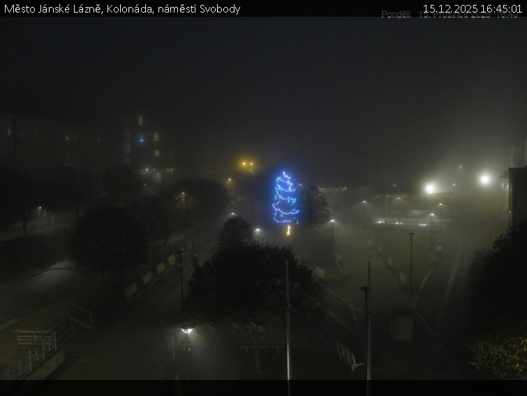 Město Jánské Lázně - Kolonáda, náměstí Svobody - 15.12.2025 v 16:45