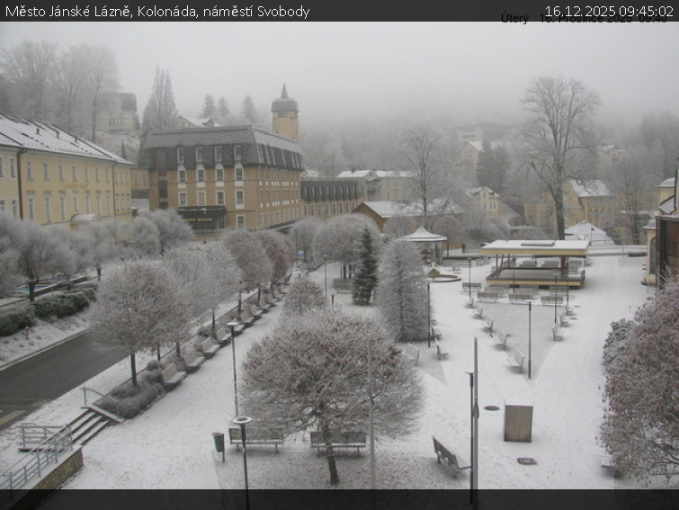 Město Jánské Lázně - Kolonáda, náměstí Svobody - 16.12.2025 v 09:45