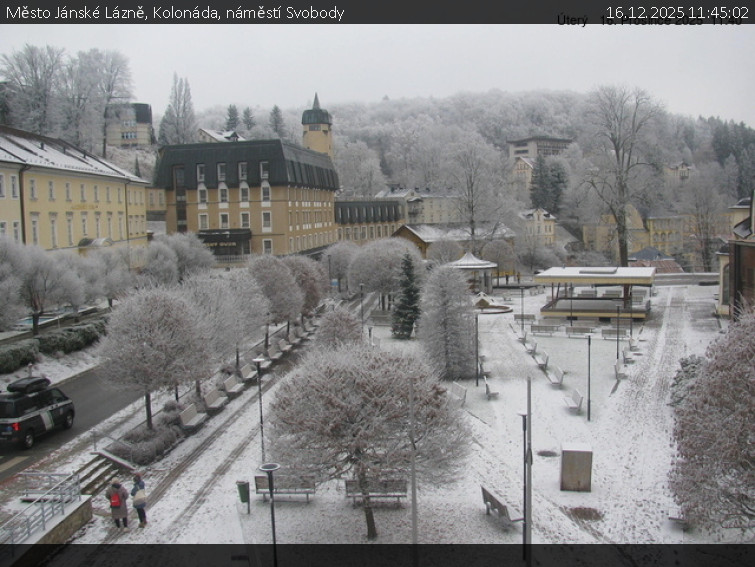 Město Jánské Lázně - Kolonáda, náměstí Svobody - 16.12.2025 v 11:45